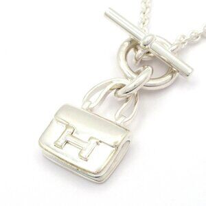 HERMES Amulette Constance - Silver 2********* Necklace